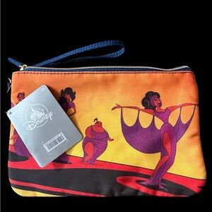 Disney Hercules Wristlet / zippered pouch / Never used.